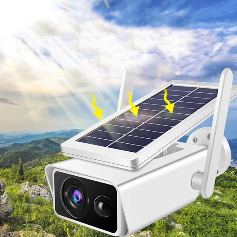 High Quality Cheap Price Wireless Pir Detection Solar Battery Outdoor Camera Cctv Wifi Ip Camera