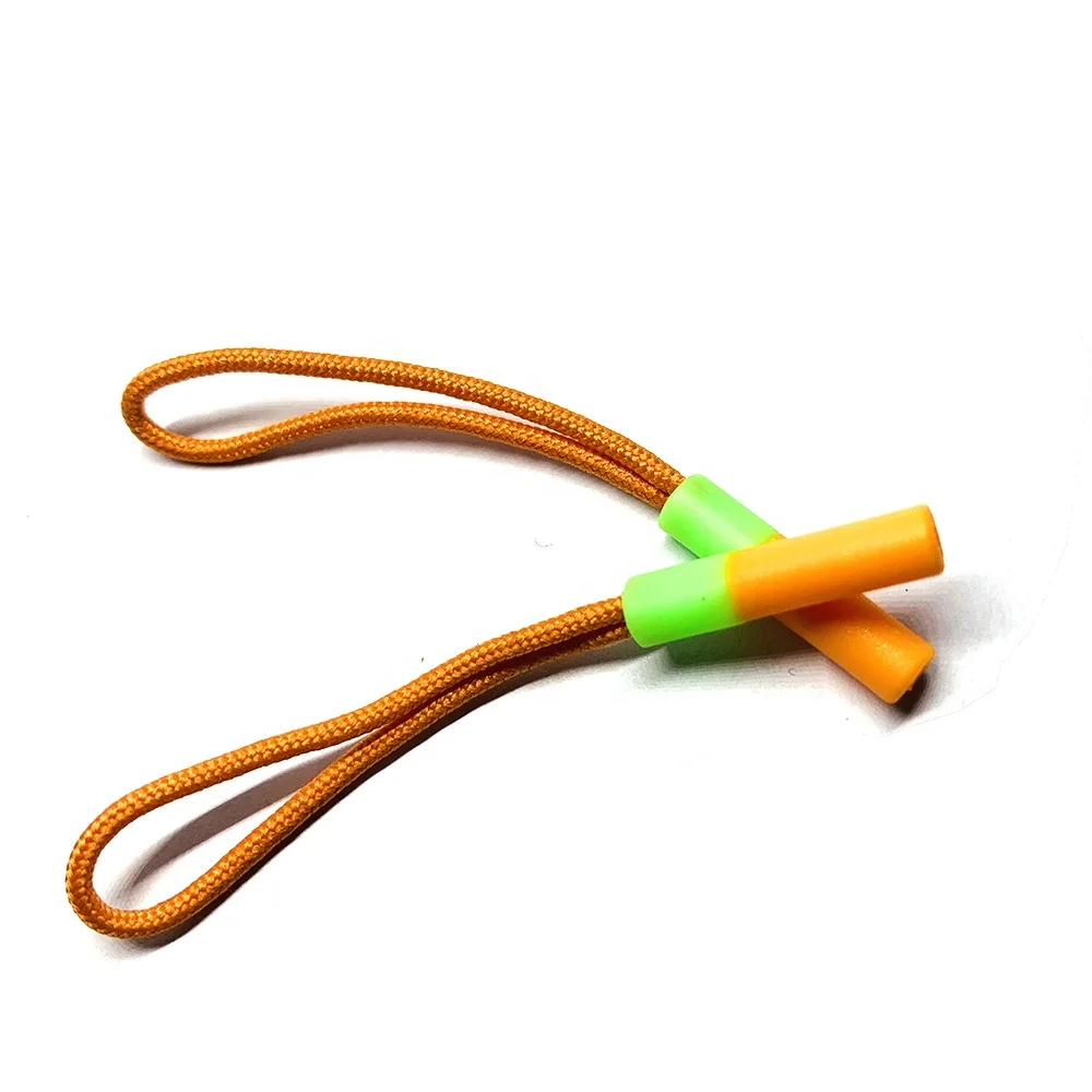 Cheap Eco-Friendly Custom Double Sided Zipper Injector Puller Soft PVC Zipper Puller for Sports Garments