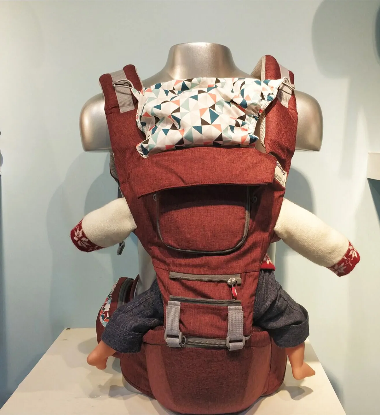 Ergonomic Baby Carrier 360 All Carrying Positions for Dad and Mom and Baby Sling Wrap Baby Carrier Band