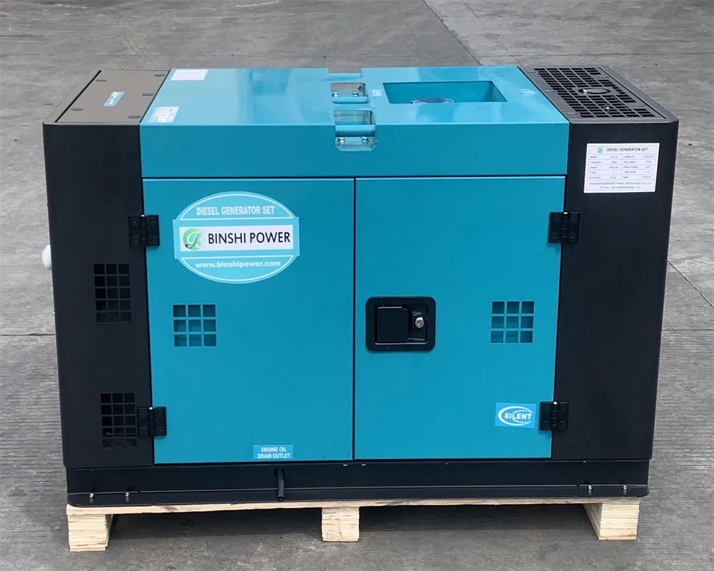 Top 10KW 12KW 10KVA 15KVA 16KW 20KVA Silent 3 Phase AC DC Home Standby Power Engine Generator Set Cheap Diesel Inverter 10-17KW