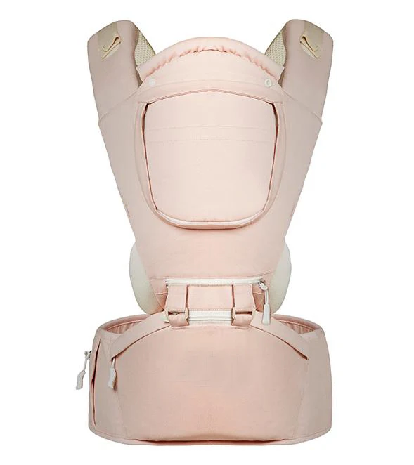 Brightbebe Baby Carrier Carrier for Toddler Infant with Adjustable Long Waistbands Various Pockets Ergonomic Non-Slip Seat