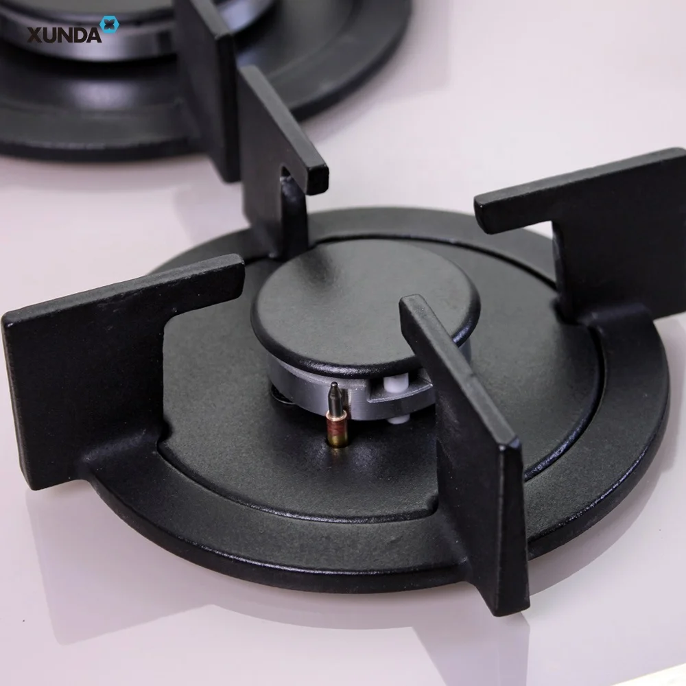 Xunda Factory Kitchen Appliances built-in 5 SABAF  Burner White Gas Cookers Hob Gas Stove