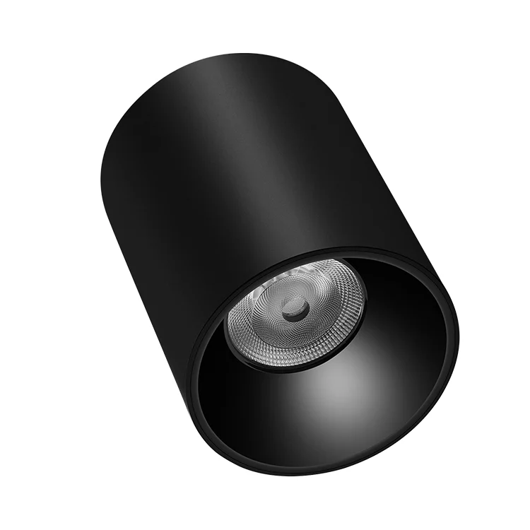 New Design Round Black Ceiling Anti Glare Zigbee Tuya Dimmable 10w 12w 15w 18w 16w 20w 36w Surface Mounted Led Downlight