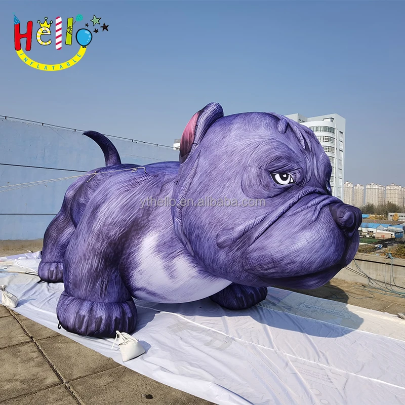 Cute Giant Inflatable Dog Model Animal Mascot inflatable bulldog