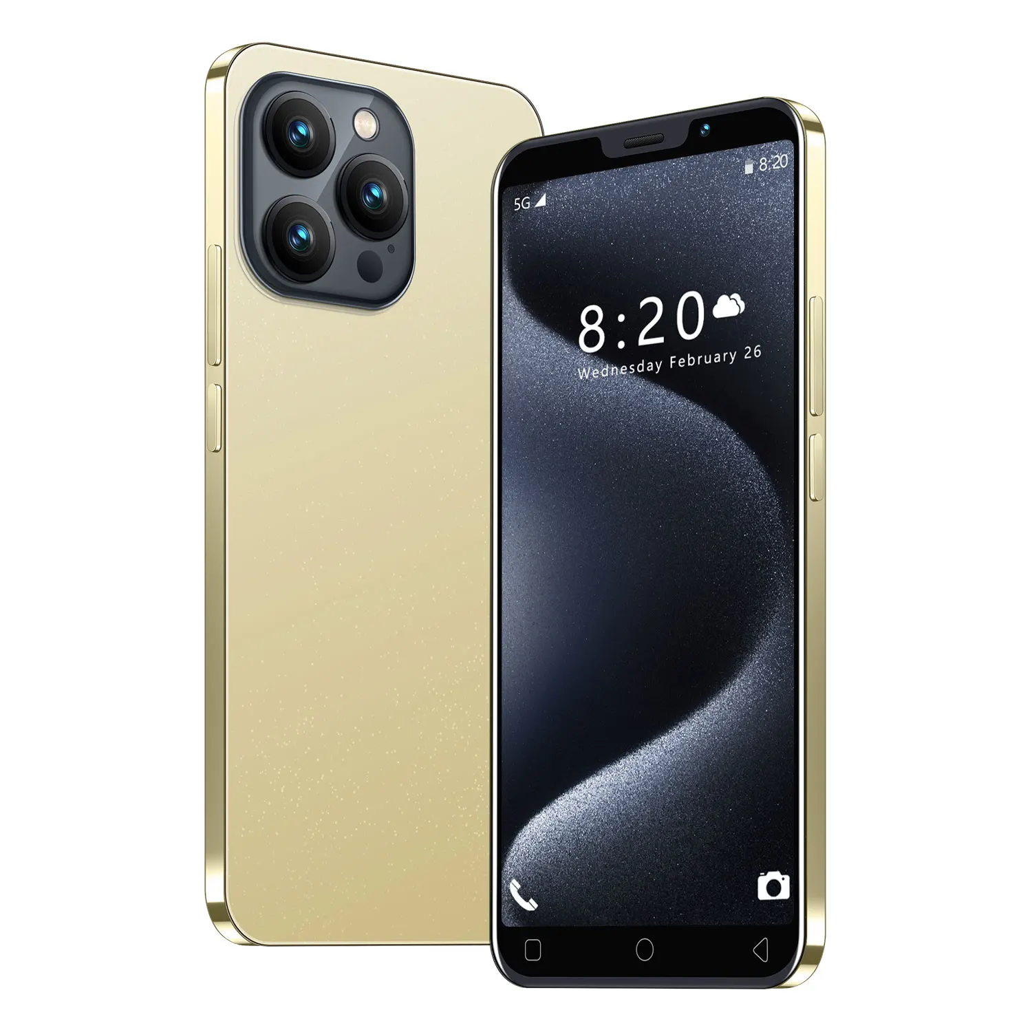 Africa Bestselling 2024 Low Price i15 Pro Max Smart Phone Durable and Sturdy 3800mAh 5.5inch Removable Battery Mobile Phone