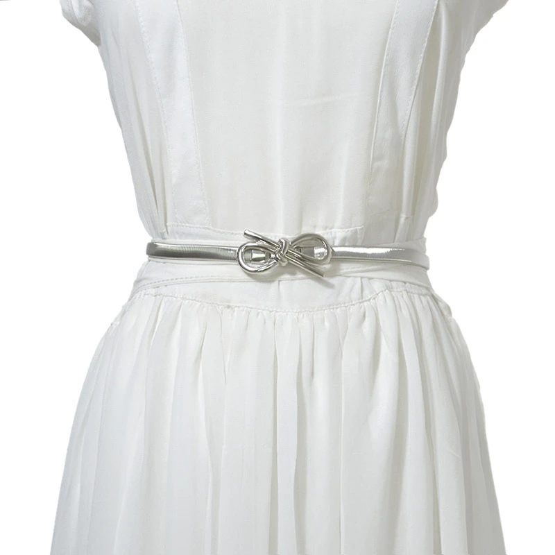 Women Elastic Metal Chain Belt Women Waist Gold Chain Belts Buckle Waist Belts For Ladies Dresses Waistband