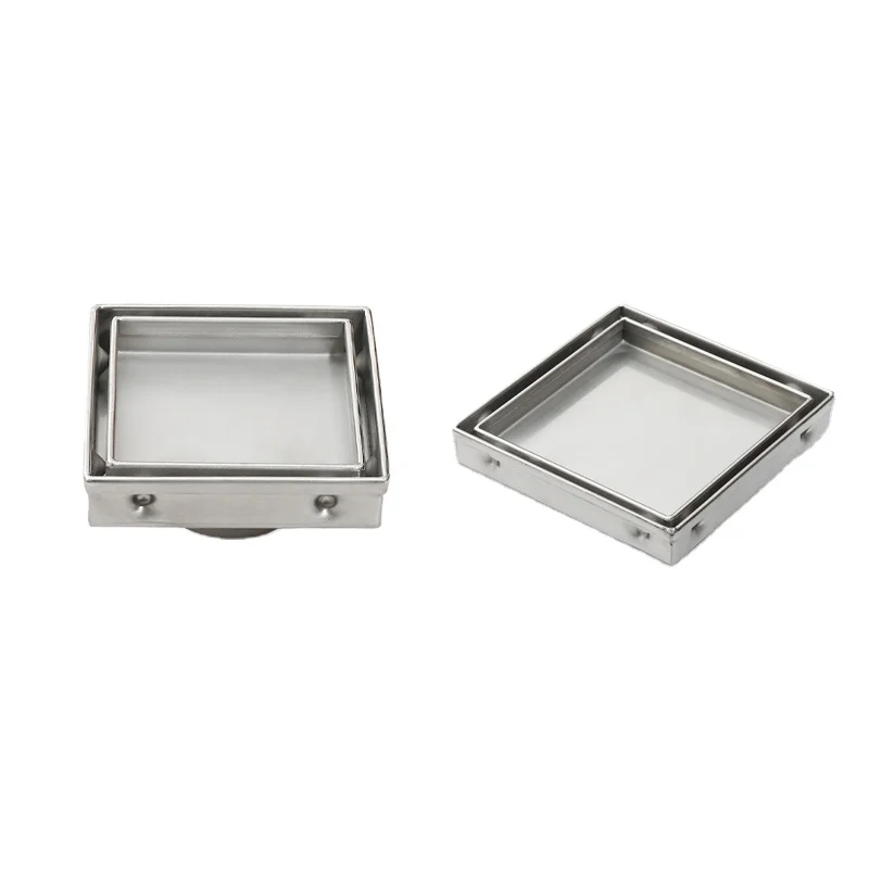 130*130 мм размер 75 3 дюйма выход ss304 ss316 из нержавеющей стали напольный дренаж поглощающий запах