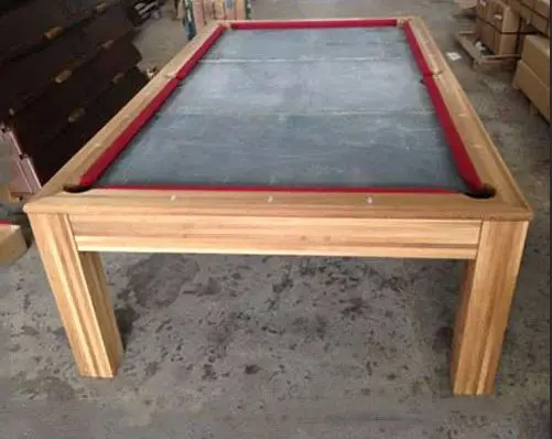 
7ft 8ft dinner pool table slate 2 in 1 solid wood billiard table 