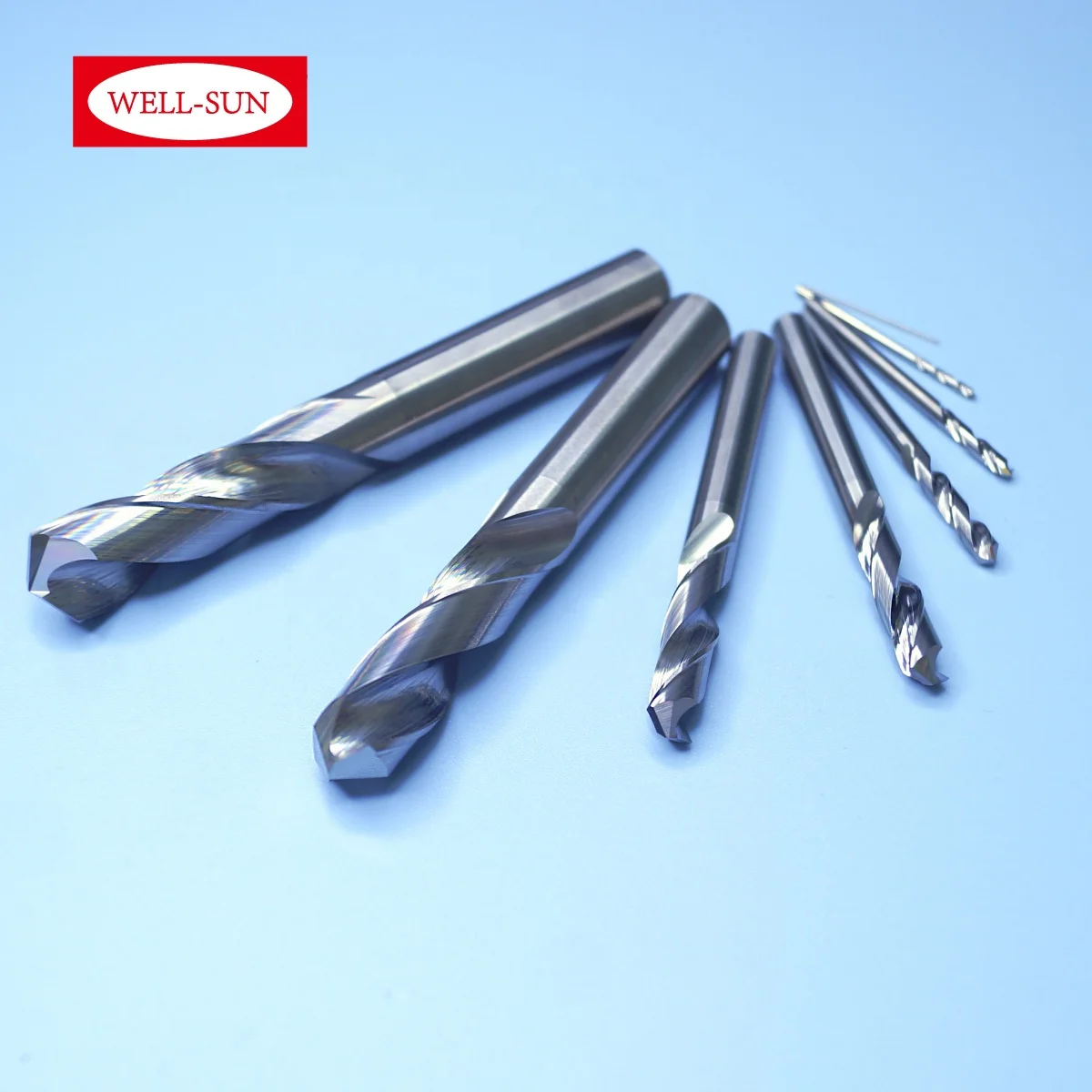 DIN6539-9.2  High  feed  rate and  good  chip  evacuation   Solid Carbide Straight Shank Drills  Solid  carbide drill