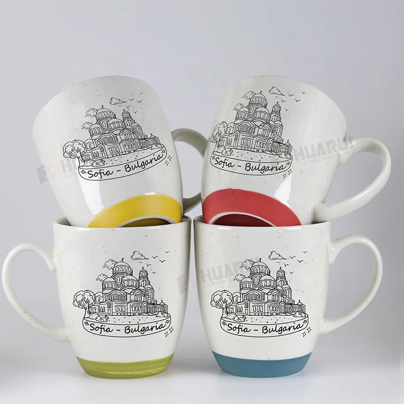 High-Quality Big Handle Printed Funny Sofia City Mug Perfect Gift for Friends Bulgaria Souvenir Cup Unique Present