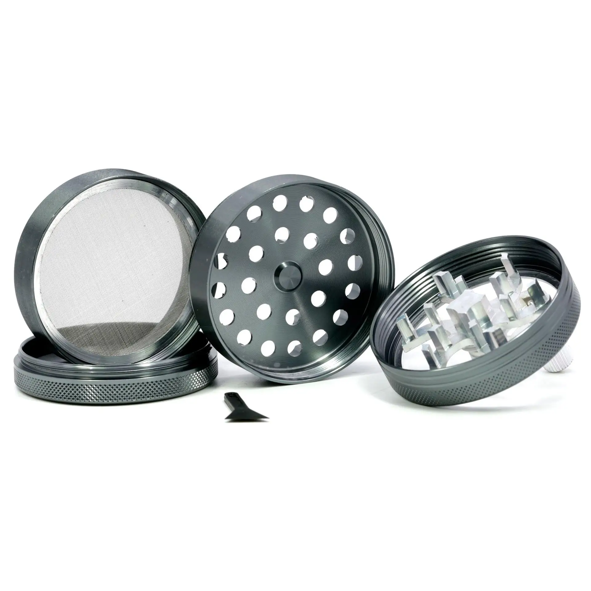 Hand Crank Smoking Grinders Crusher Tobacco Cutter Grinder Metal Hand Muller Weed Accessories