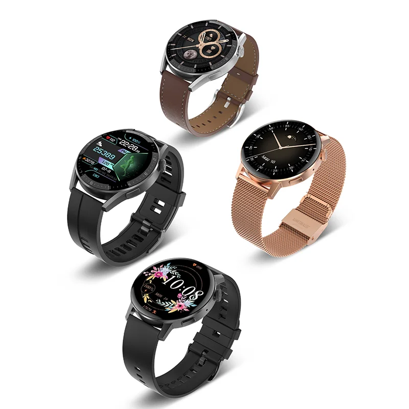 Умные часы с беспроводной зарядкой DT3 Max для женщин и мужчин Смарт-часы поддержкой звонков BT ЭКГ голосовых помощников ии 2022