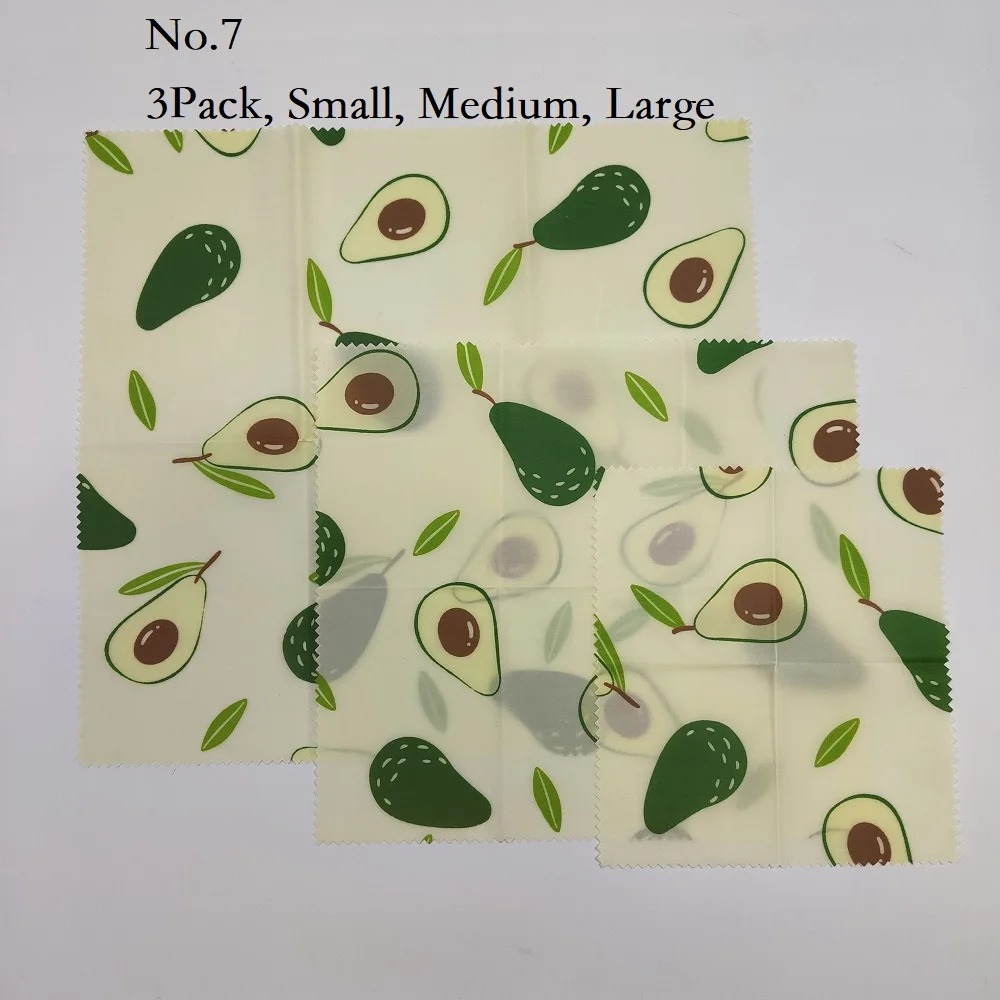 
Eco Friendly Reusable Plastic Free Beeswax Food Wrap In Stock 