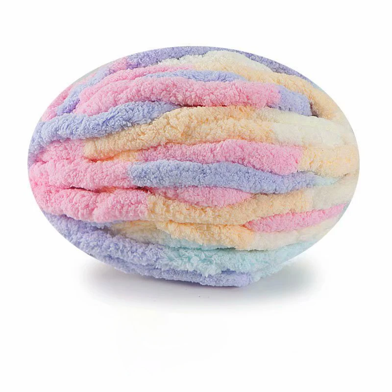 best chunky luxury genuine cotton nylon hollow tube core yarn 50g nylon Crochet core spun yarn for knitting bags blanket