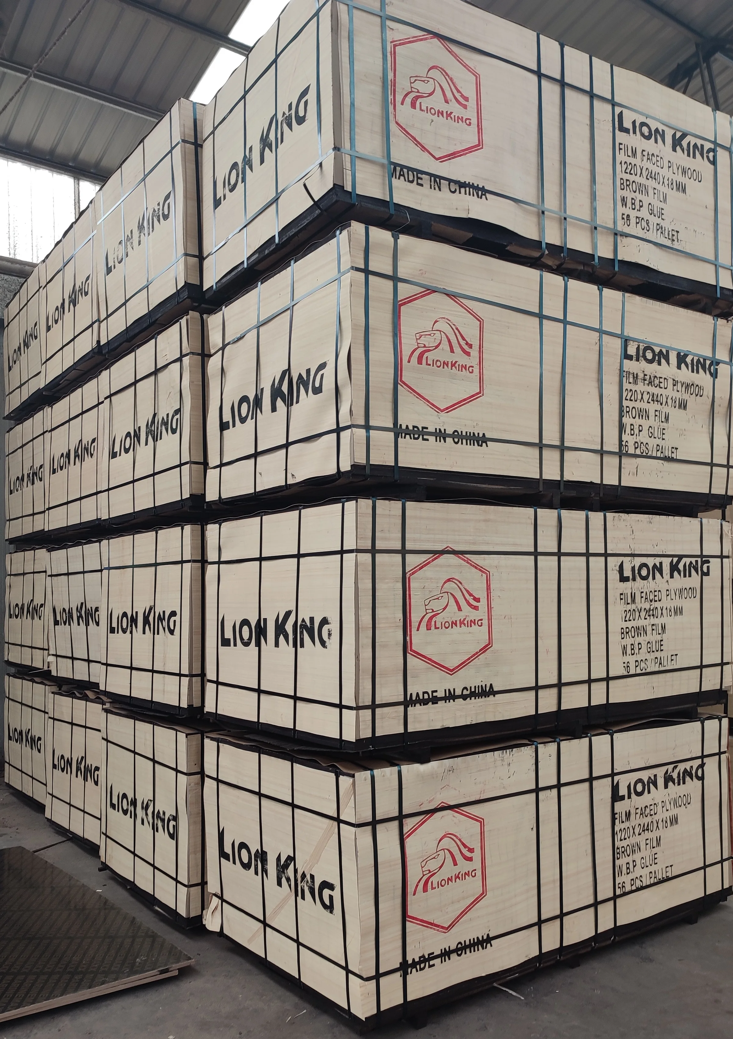 Film Faced Plywood high quality with good price 1220x2440x12/15/18