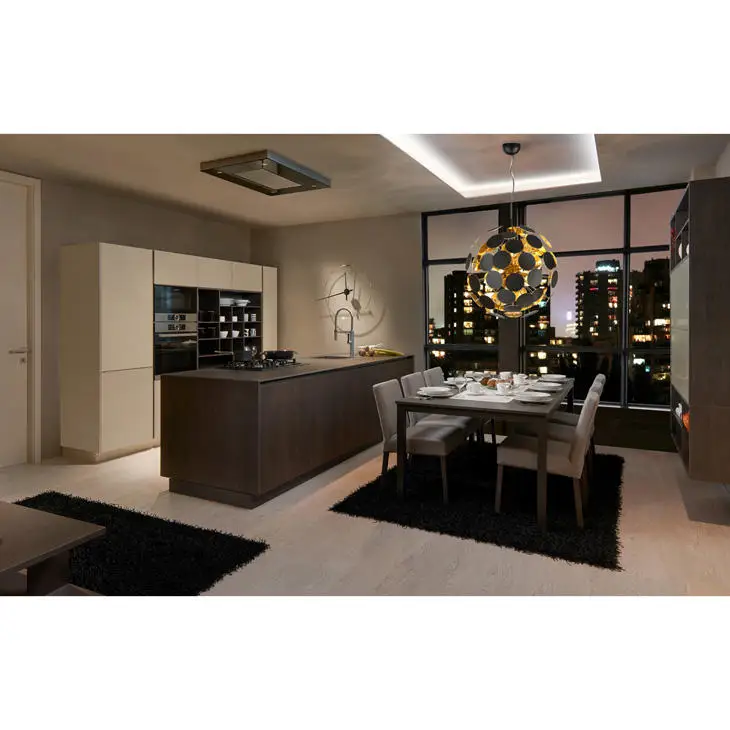 Vermont лидер продаж современные модульные деревянные кухонные Шкафы I-образной формы