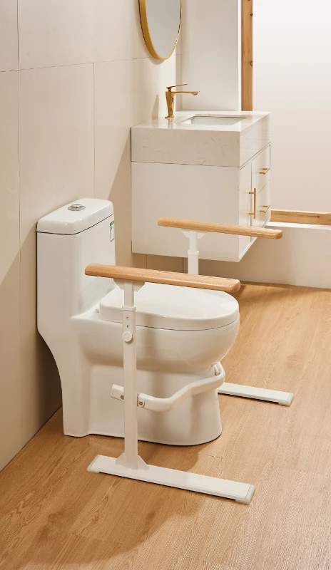 Accessible Old Man Sitting Toilet Armrest Rack for Household Use Bathroom Accessory