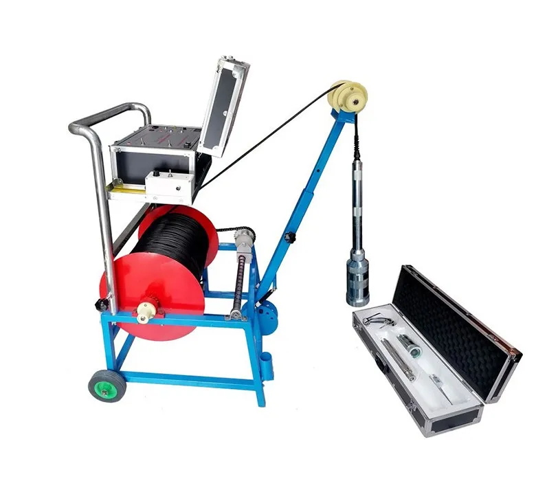 Underwater camera auto electric cable 600m well inspection down hole televiewer borehole inspection camera