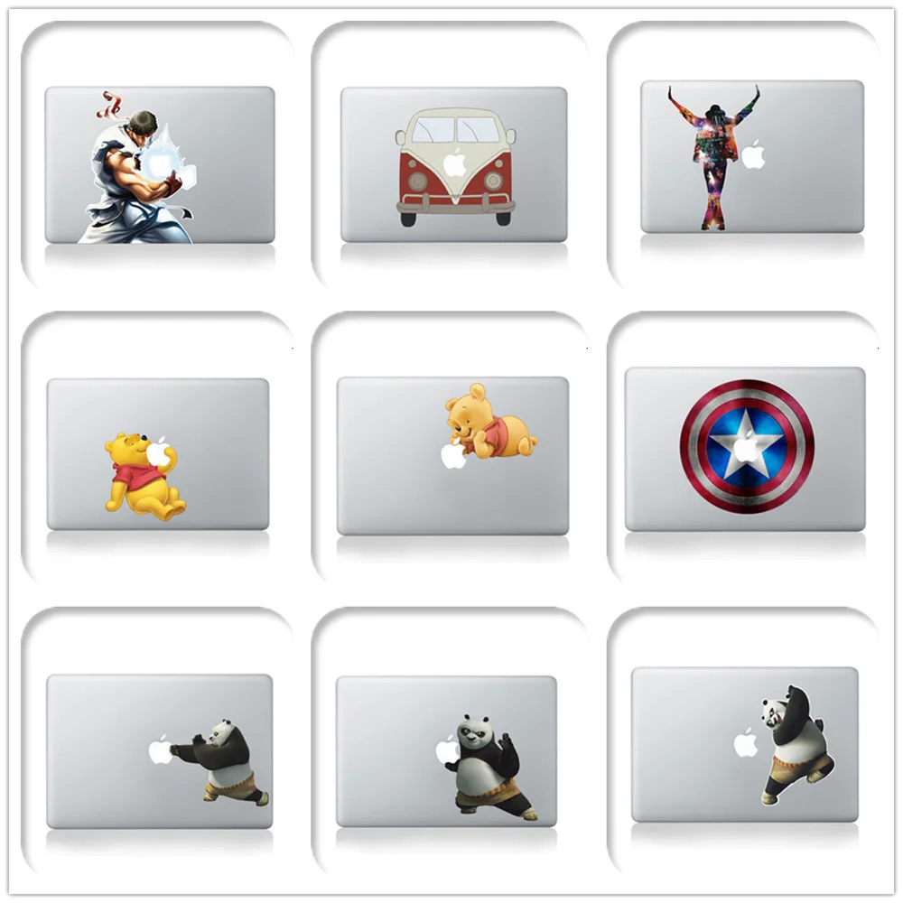 Laptop Decoration Decals Wraps Sticker Logo Clear Sticker Skin for Macbook Ce OEM Use Mobile Phone Low Price Stock Acceptable