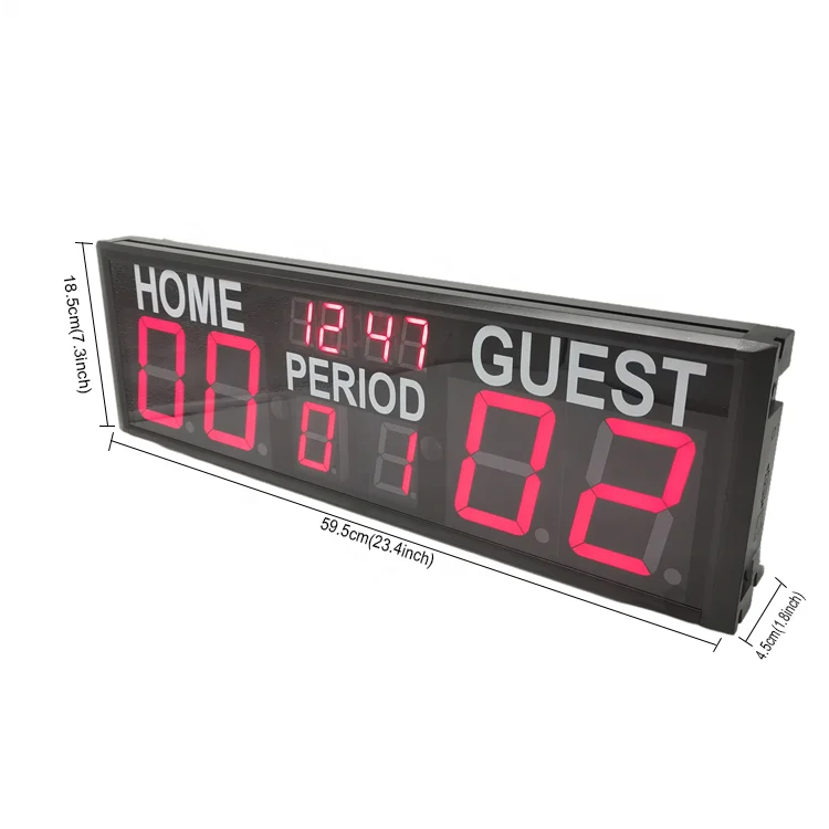Electronic Led Digital Large Display Basketball Scoreboard Timer Volleyball Scoreboard