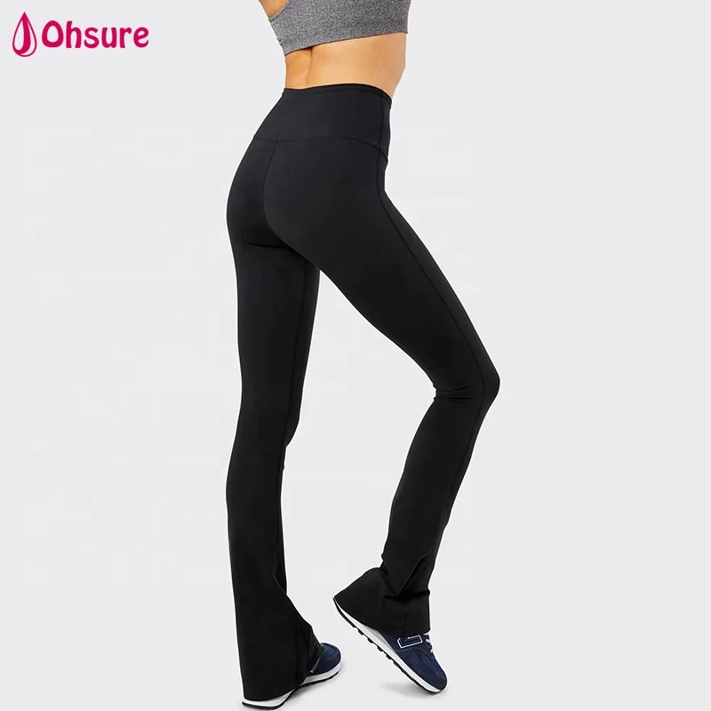
Wide Leg Sport Pants Women High Waist Stretch Bandage Flare Pants Broad Leg Dance Yoga Pants Sport Long Trousers 