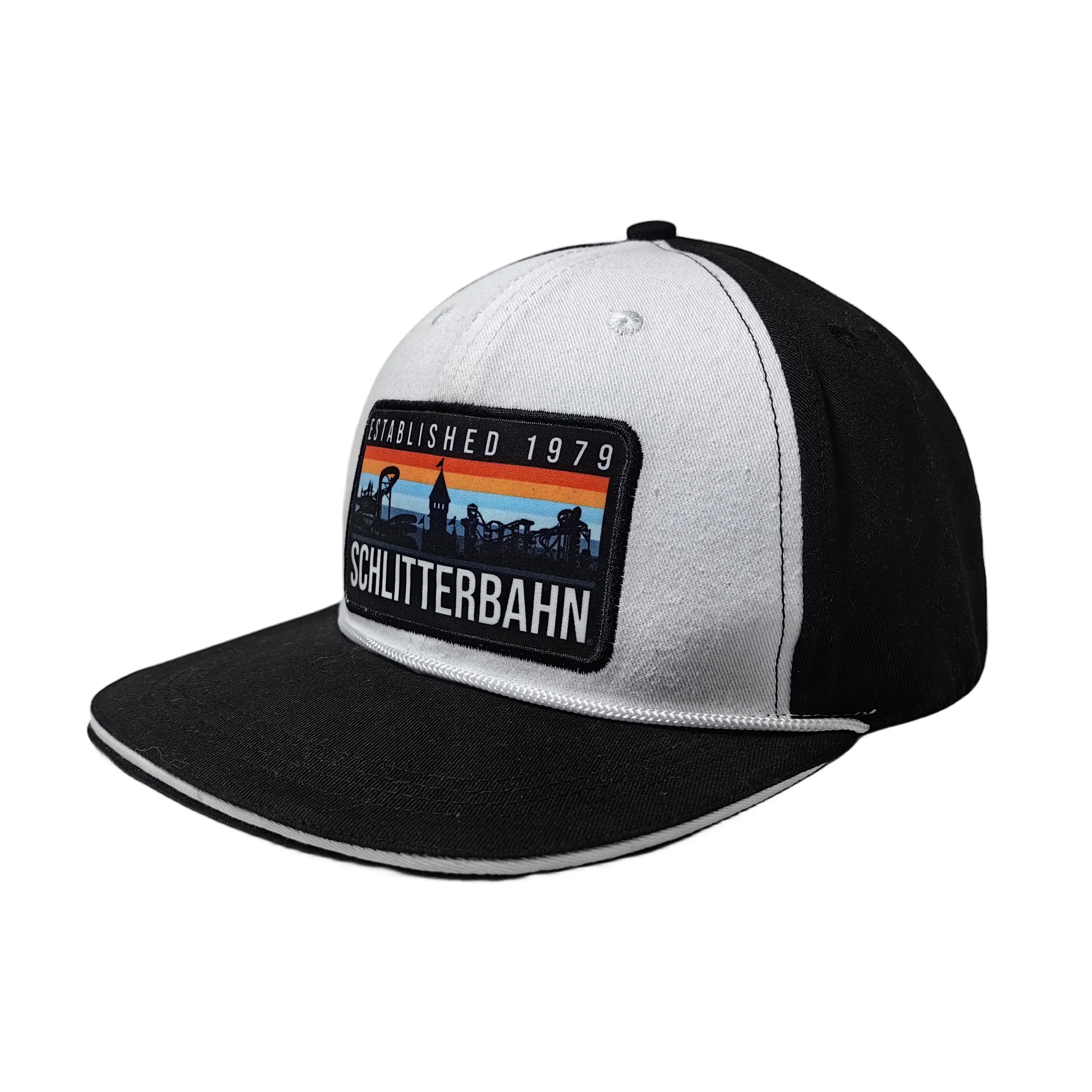 Fashion Design Customized Promotional Sublimation Printing Patch Flat Bill Strip on Visor Baseball cap