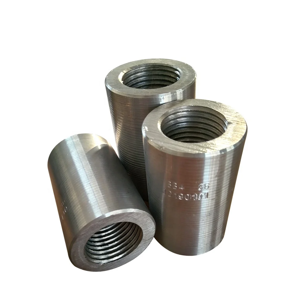 Steel Rebar Mechanical Couplers Construction Material Jointing Connector Bar Break Rebar Coupler Joint