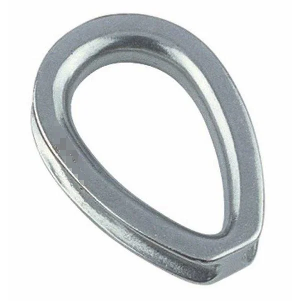Customized Products Wire Rope Thimbles Stainless Steel Thimble for Diameter Cable Rigging, Clothesline, Rope Hardware Fittings