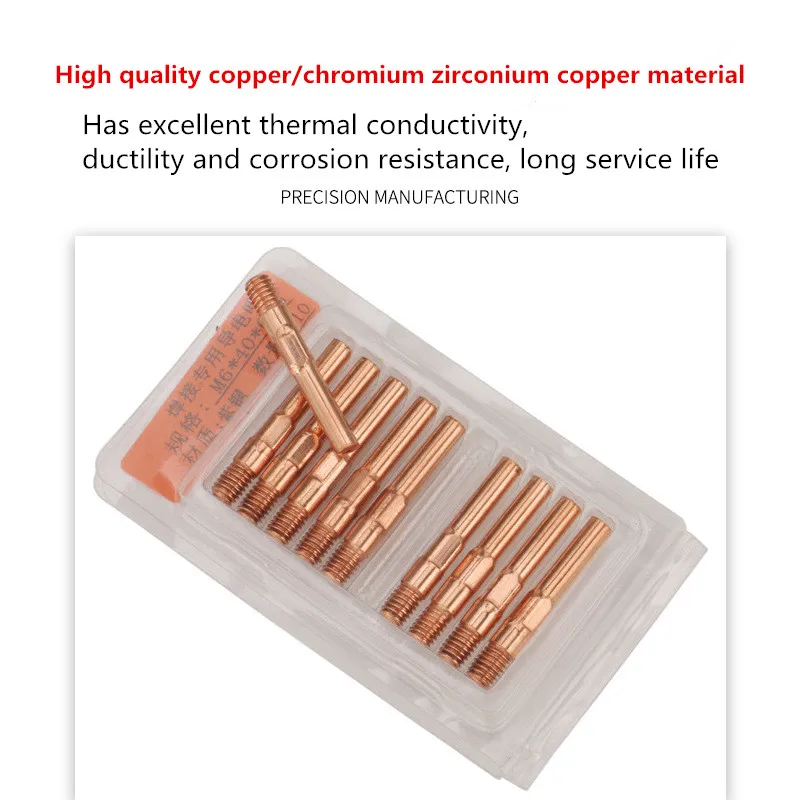 MIG Welding Torch Accessories for M6 Thread Contact Tip