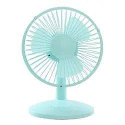 Metal USB Desk Oscillating Fan Portable Mini Table Fan Personal Air Cooling Desktop Fan For Home Office Meet CE EMC RoHS