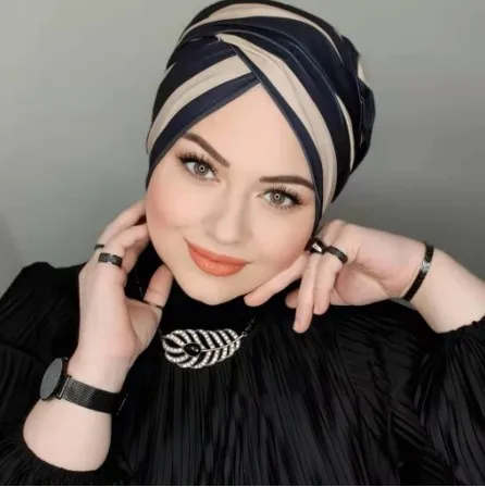 MOTIVE FORCE 2024 New Design Muslim Hijab Women Fashion Hijab Muslim Malaysia Arab Hijab Turban