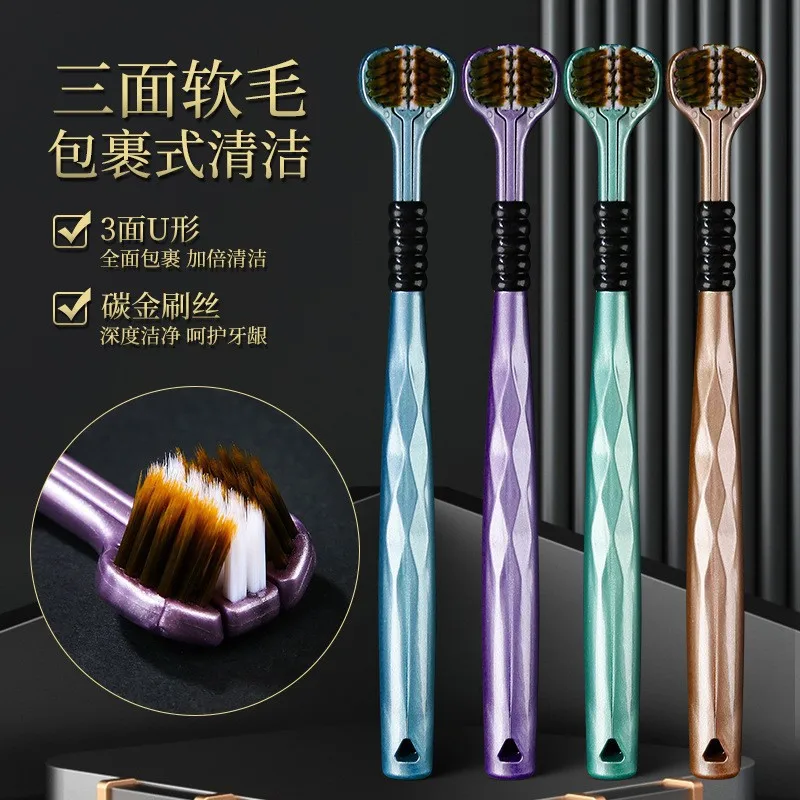 ORALGOS 3-Sided Toothbrush: Experience Scientific Brushing and Triple Cleaning Power
