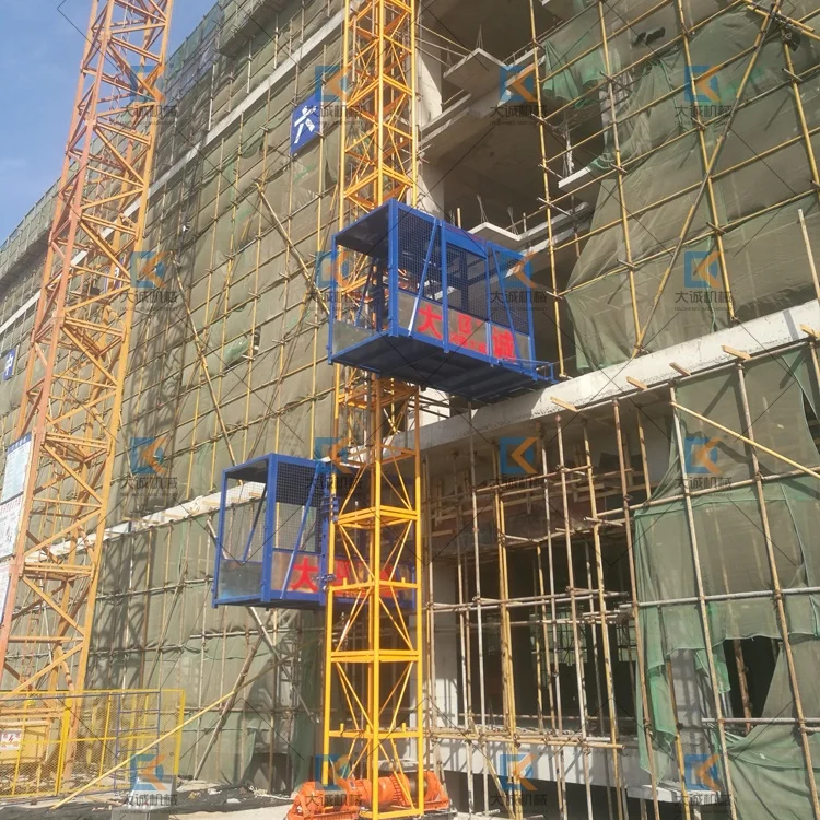 SS120/120 Building Construction Elevator Lift Construction Hoist