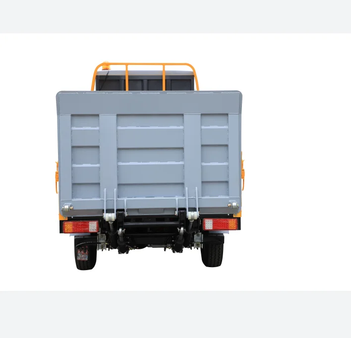 battery powered 2 seat eight barrrel cargo vehicle electric cargo truck equipped with lifting tailstock