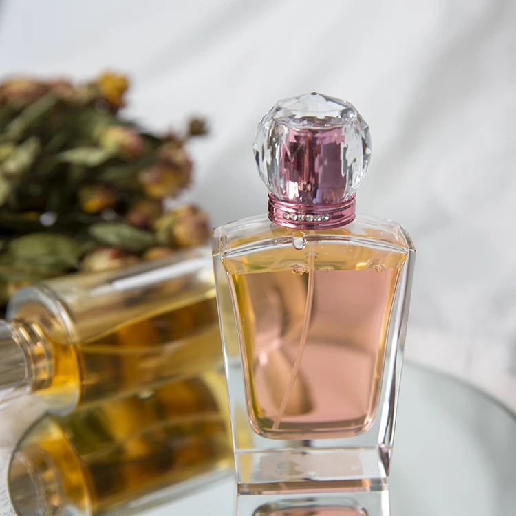 New Type Various Capacity  Unique Design Online Customization Available Square Glass Bottles For Perfumes