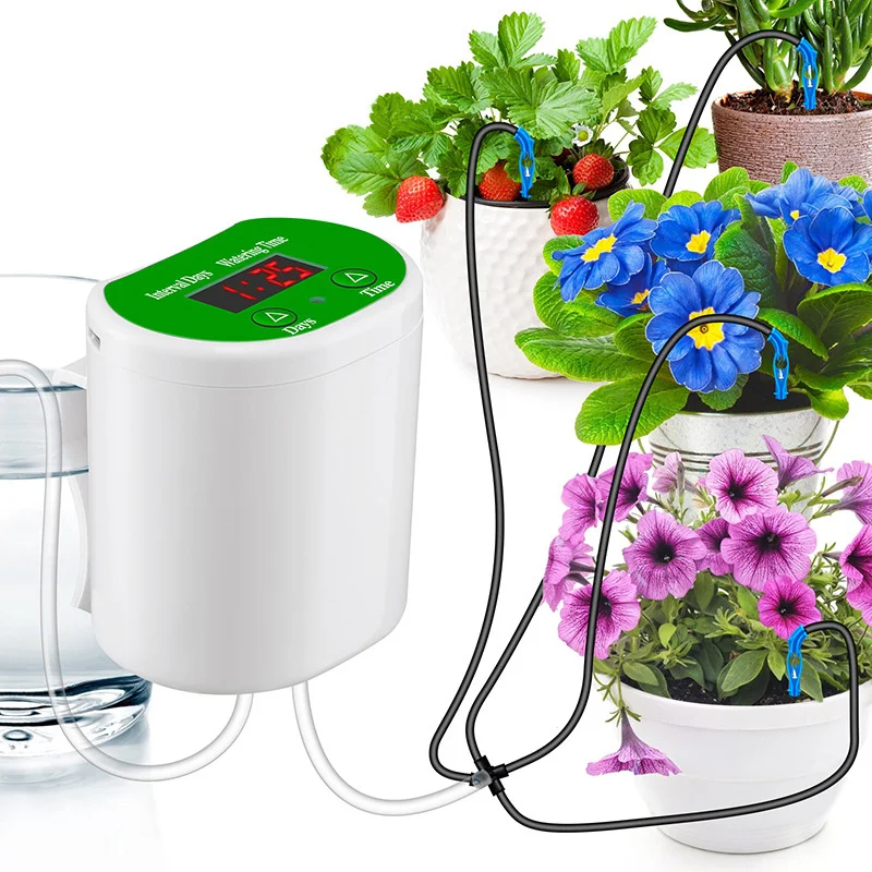 New Smart Planter Balcony Garden Potted Plant Charging Domestic Automatic Planter Watering Machine
