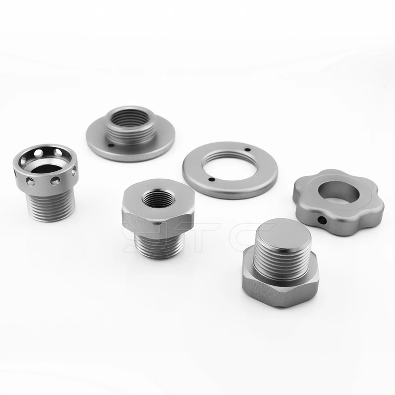 Custom CNC Machining Aluminum Anodized Hexagon Male Threads Pipe Screws