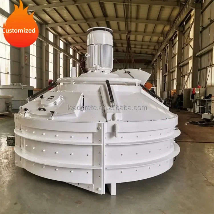 Hot sale vertical shaft planetary concrete pan mixer with reasonable price