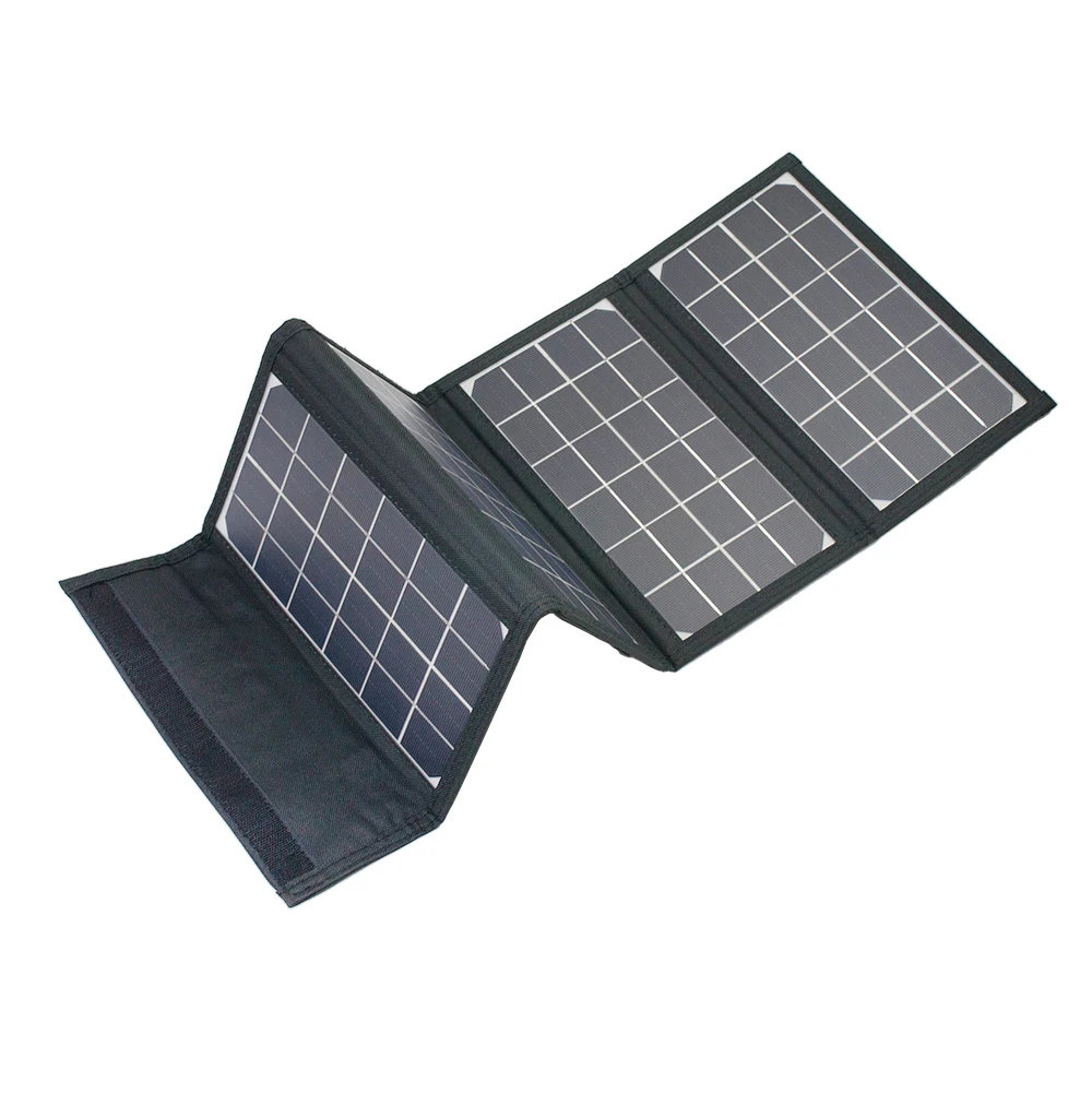 Good Quality 21W monocrystalline solar panel flexible outdoor scenes foldable solar panel for Hiking camping mobile phone