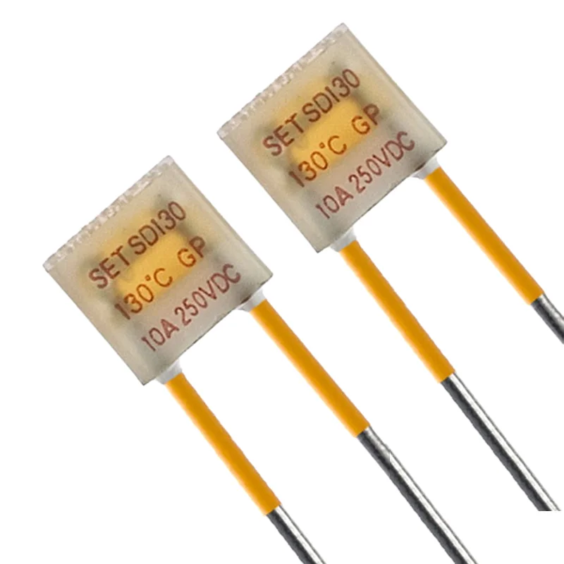 102 degrees to 150 degrees Radial installation Thermal Fuse 10A 125VDC temperature fuse  10A 125V Thermal Fuse