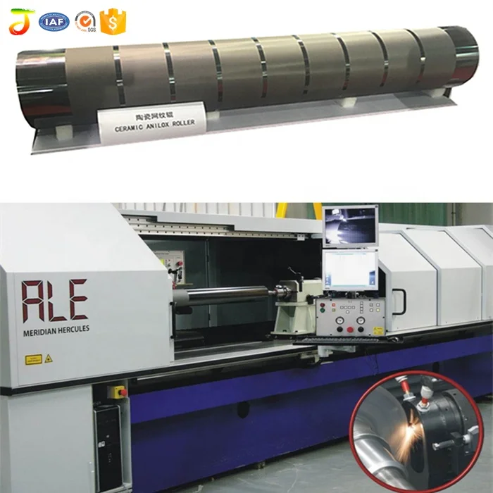 Ceramic anilox coating roller for  printing machine price