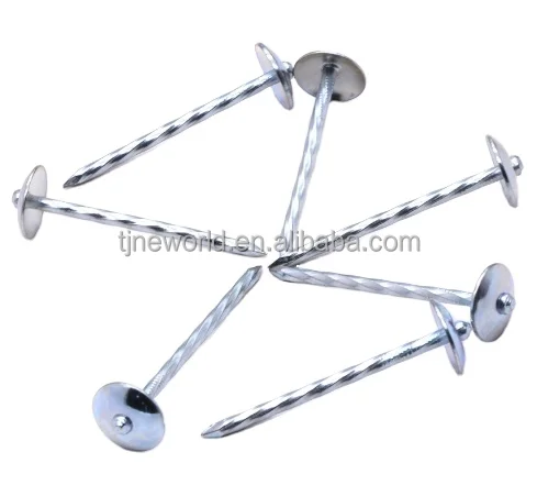 smooth coil roofing nail 1-1/4 Coil Nails Smooth Galvanized Wire Coil Roofing Nails