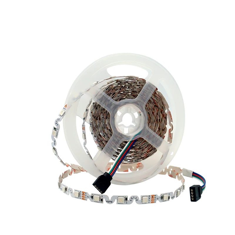 Factory Sale S Shape Flexible SMD 5050 48LEDs RGB IP20 No Waterproof LED Strip Light for Advertising Light Lights Strip