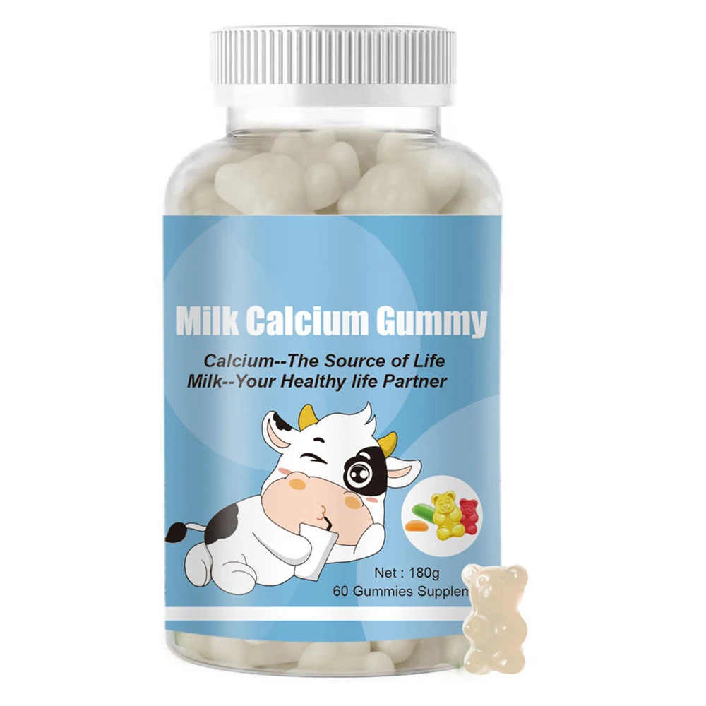 Factory price OEM/ODM Milk Calcium Bear Gummy Food herb Supplements Flavor Health Vitamin health food gummy candy