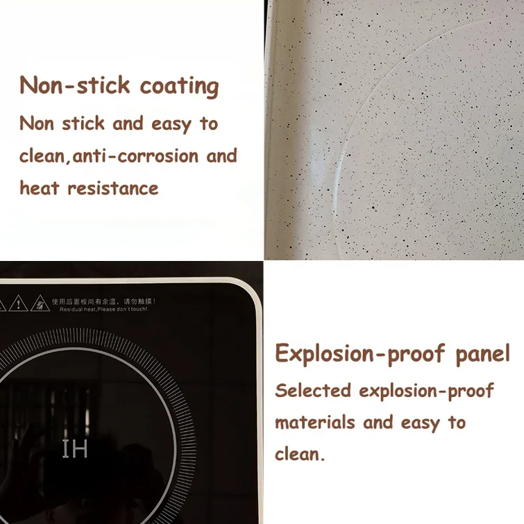 Two burner touch screen control built-in induction hob 2 burner induction cooker