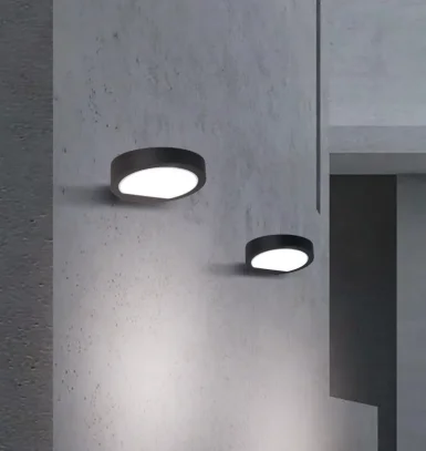 Simple design wall mounted solar LED outdoor light 1000lm