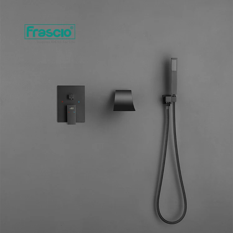 Функциональный скрытый смеситель для душа с каскадом и скрытым смесителем функцией водопада