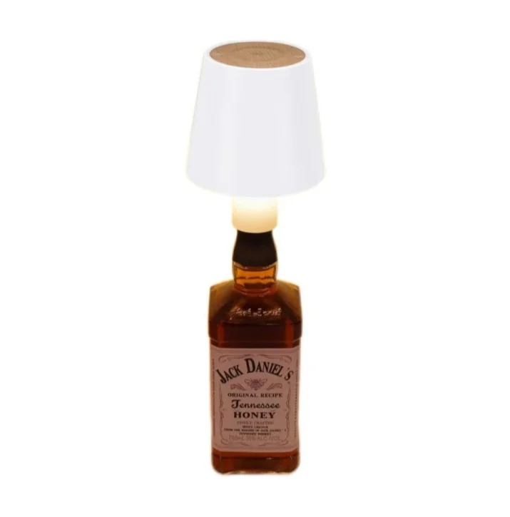 Modern LED Wine Bottle Lamp, RGB Modes Table Lamp, Waterproof Touch Control Portable Desk Lamp
