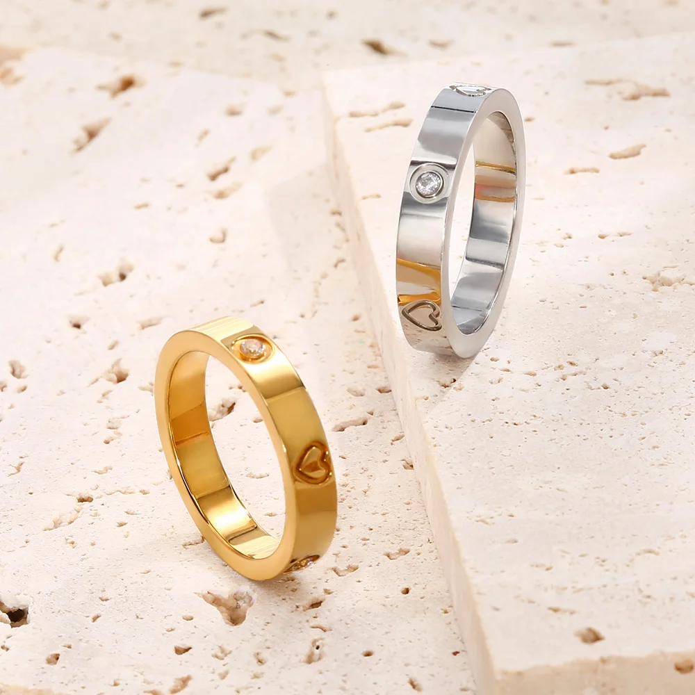 love ring sets silver self 925 crystal rings natural stone women jewelry large gold plated silver black adjustable crystal ring