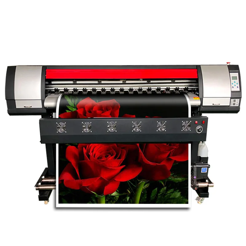 Factory Suppliers Digital Large Format Uv Printer Eco Solvent Printer Sticker Paper Inkjet Printer Machine